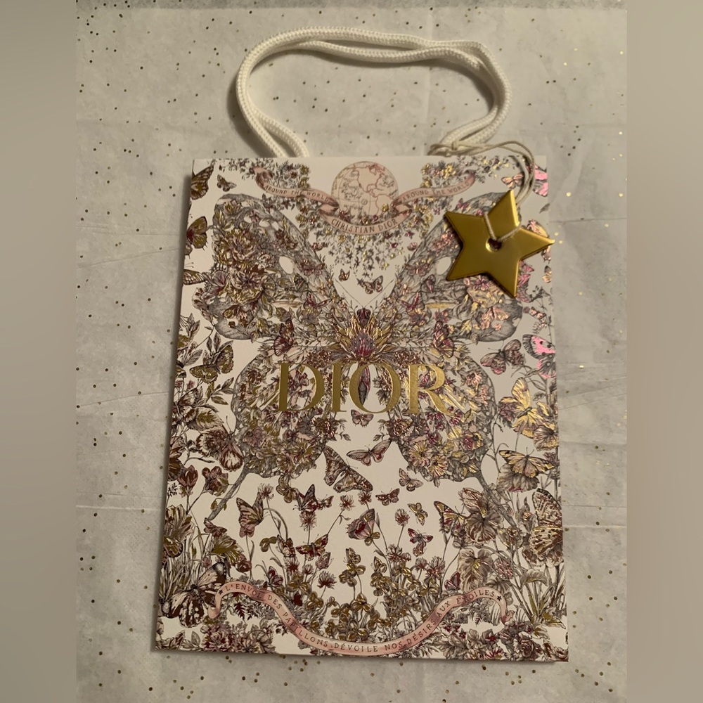 Dior Holiday Limited Edition Gift Bag 10”x8”x3”